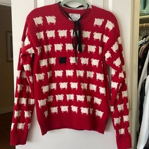 WARM & WONDERFUL & ROWING BLAZERS Princess Diana Edition Sheep Sweater Size S